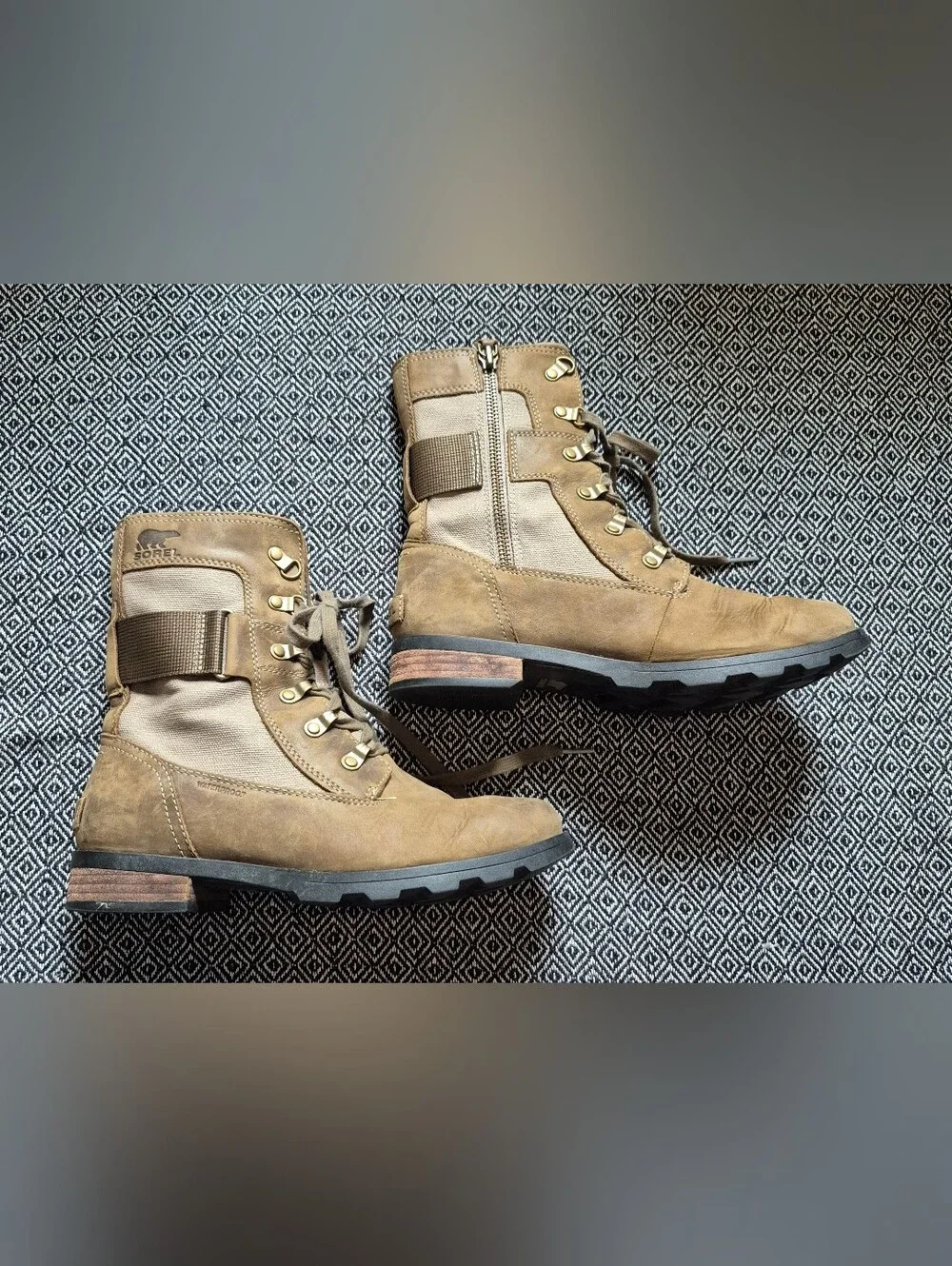 Sorel Emilie Conquest Waterproof Boots Size 8